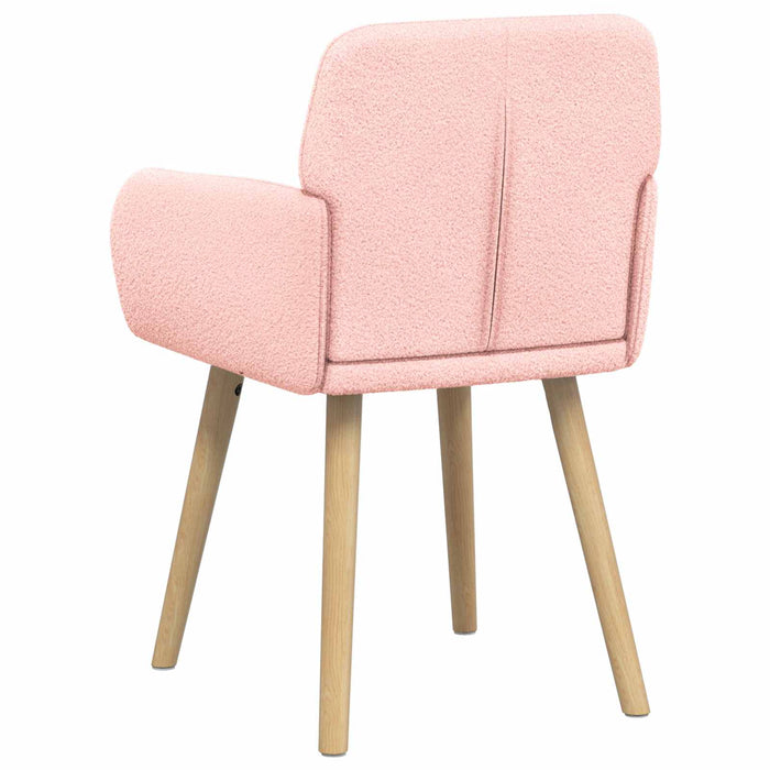 Scaune de dining 2 pcs Bouclé Roz 59 x 57 x 85 cm WALTI