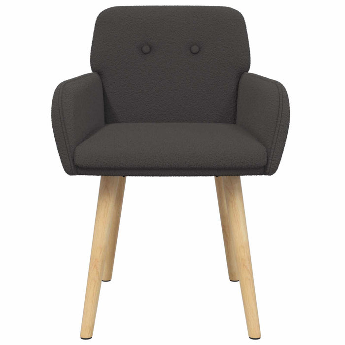 Scaune de dining 2 pcs Bouclé Gri închis 59 x 57 x 85 cm WALTI