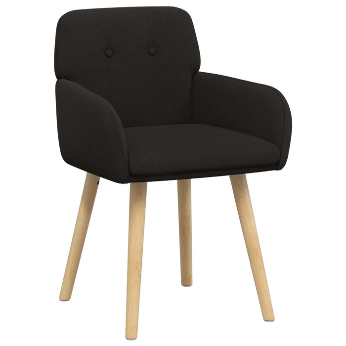 Scaune de dining 2 pcs Bouclé Negru 59 x 57 x 85 cm WALTI