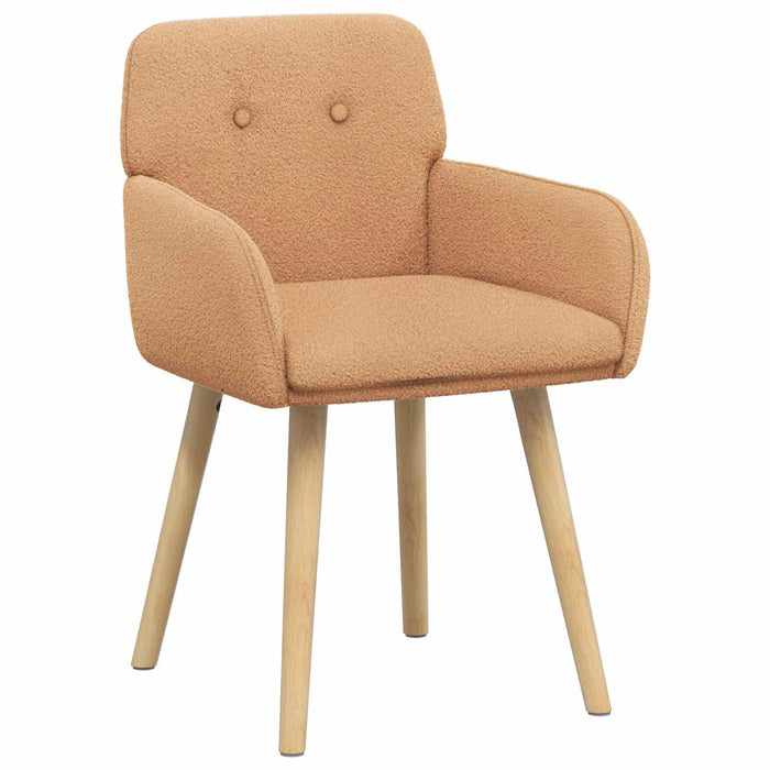Scaune de dining 2 pcs Bouclé Bej 59 x 57 x 85 cm WALTI