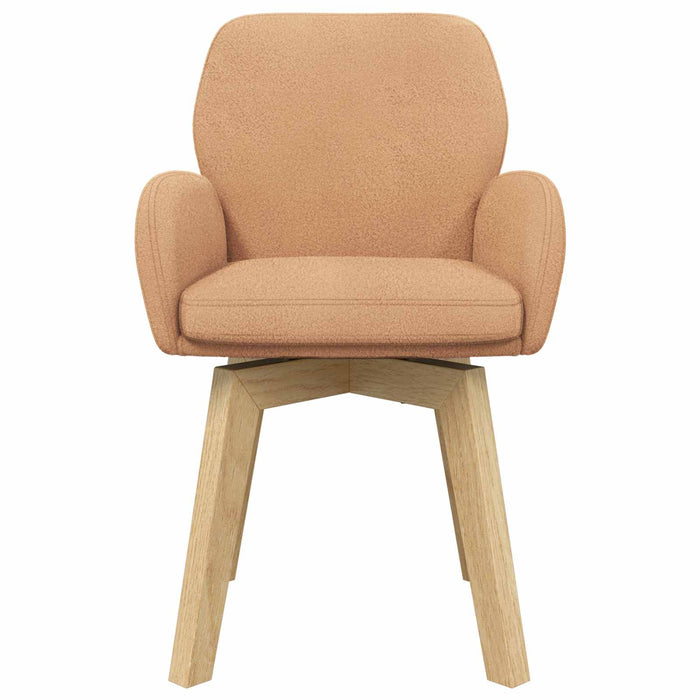 Scaune de dining rotative 2 pcs Bouclé Bej 54 x 58 x 87 cm WALTI