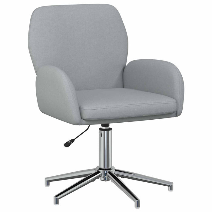 Scaun de birou rotativ 54 x 58 x 90 cm Gri deschis Țesătură WALTI