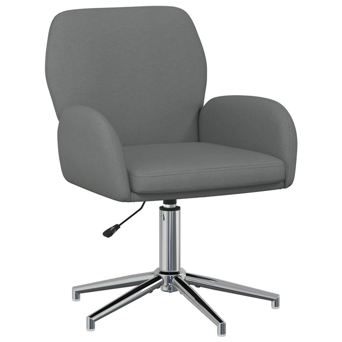 Scaun de birou rotativ 54 x 58 x 90 cm Gri închis Țesătură WALTI
