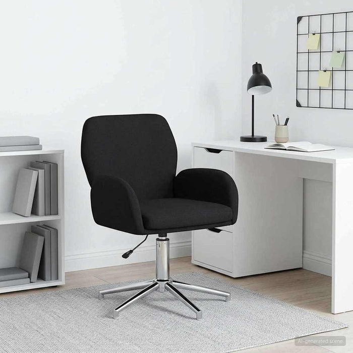 Scaun de birou rotativ 54 x 58 x 90 cm Negru Țesătură WALTI