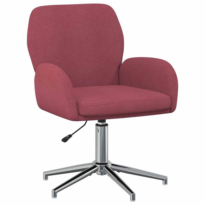 Scaun de birou rotativ 54 x 58 x 90 cm Roșu Vin Țesătură WALTI