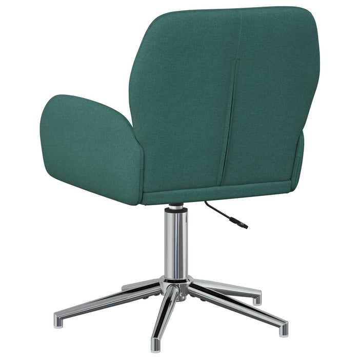 Scaun de birou rotativ 54 x 58 x 90 cm Verde închis Țesătură WALTI