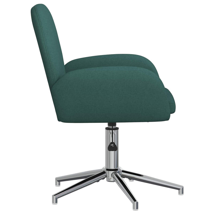 Scaun de birou rotativ 54 x 58 x 90 cm Verde închis Țesătură WALTI