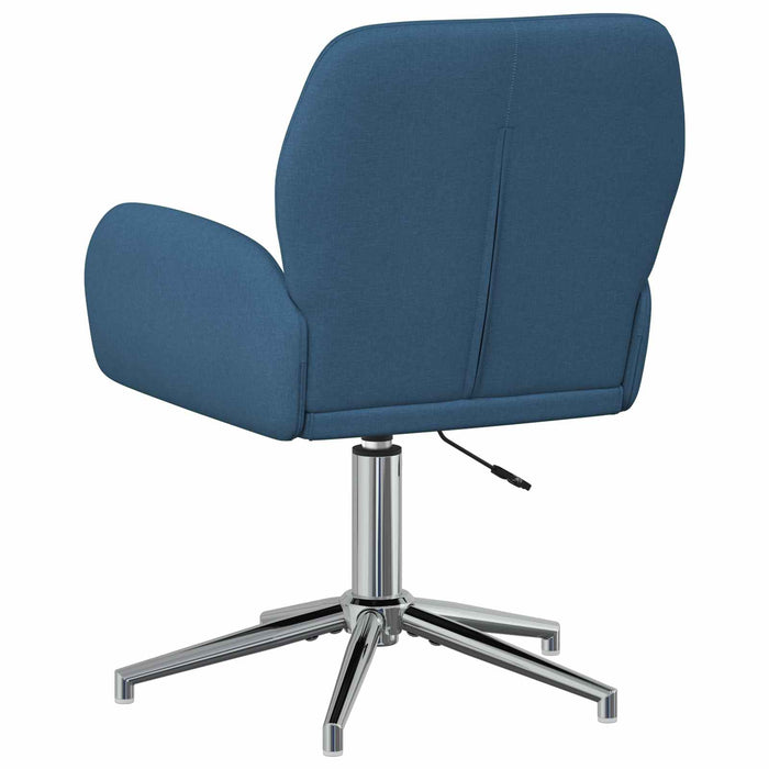 Scaun de birou rotativ 54 x 58 x 90 cm albastru Țesătură WALTI