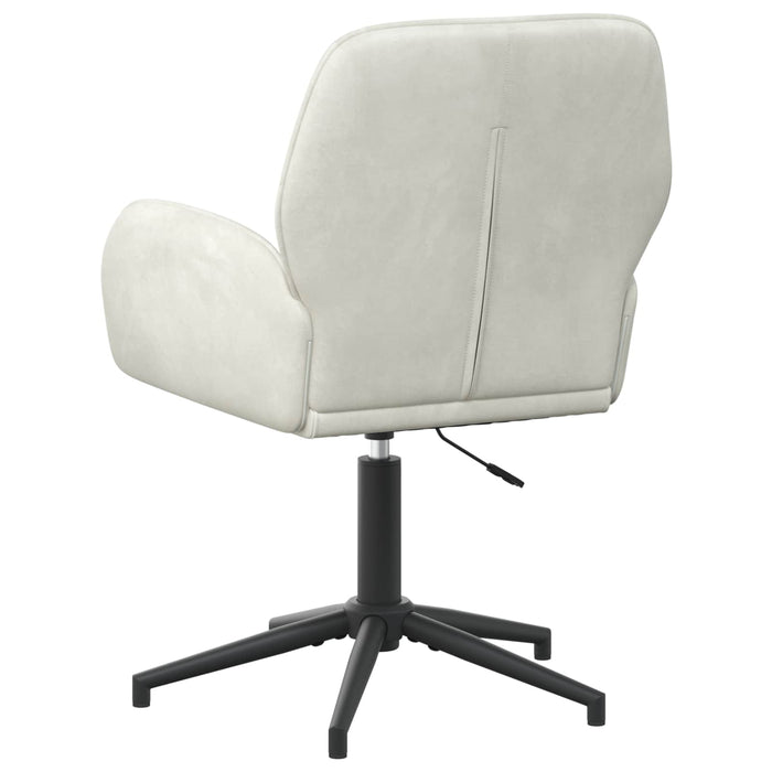 Scaun de birou rotativ 54 x 55 x 90 cm Crem Catifea WALTI