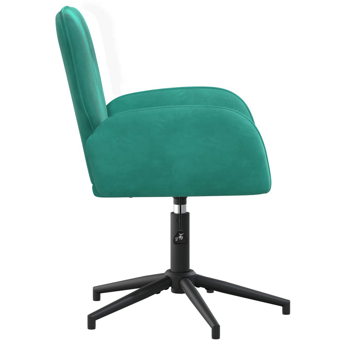 Scaun de birou rotativ 54 x 55 x 90 cm Turcoaz Catifea WALTI