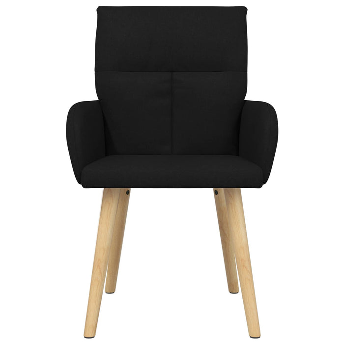 Scaune de dining 2 pcs Țesătură Negru 60 x 56 x 96 cm WALTI