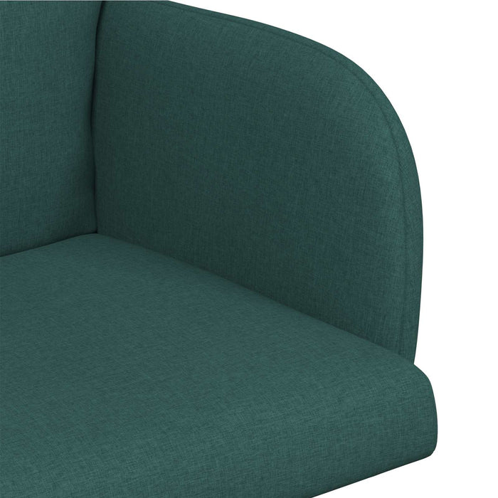 Scaune de dining 2 pcs Țesătură Verde închis 60 x 56 x 96 cm WALTI