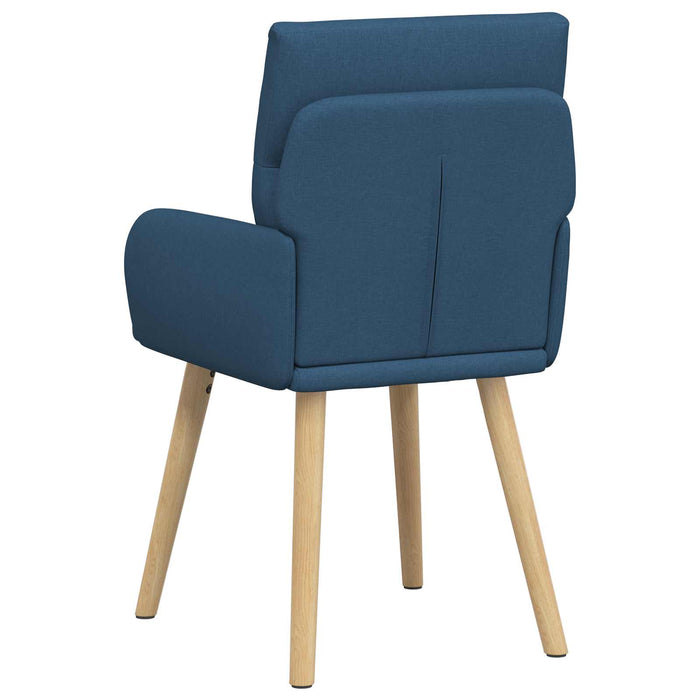 Scaune de dining 2 pcs Țesătură albastru 60 x 56 x 96 cm WALTI