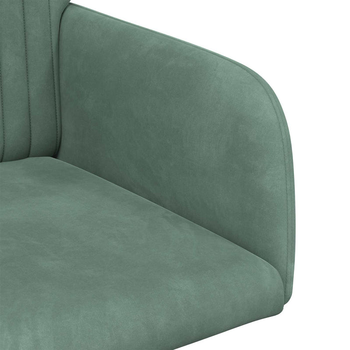 Scaune de dining 2 pcs Catifea Verde Mării 55 x 50 x 84 cm WALTI