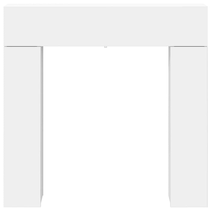 Cadru pentru șemineu Alb 102 x 18 x 100,5 cm Lemn prelucrat WALTI