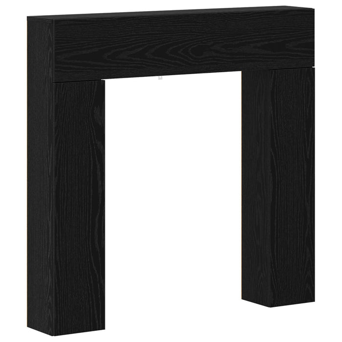 Cadru pentru șemineu Stejar Negru 102 x 18 x 100,5 cm WALTI