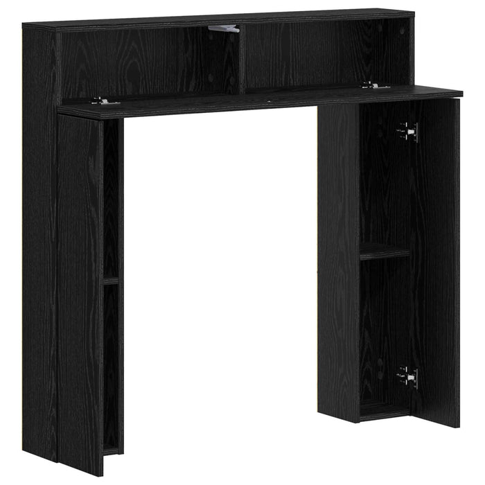 Cadru pentru șemineu Stejar Negru 102 x 18 x 100,5 cm WALTI