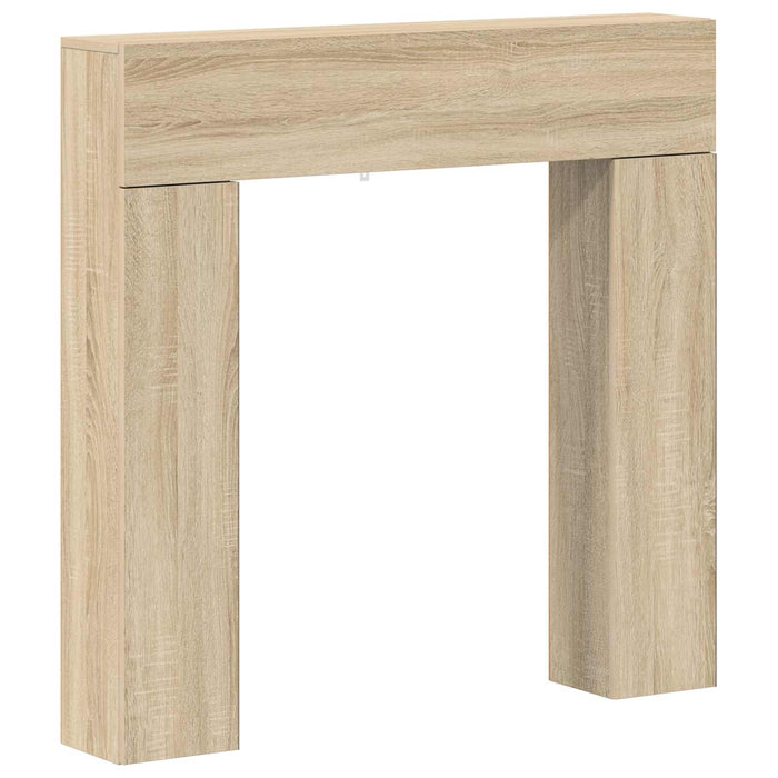 Cadru pentru șemineu Stejar Sonoma 102 x 18 x 100,5 cm WALTI