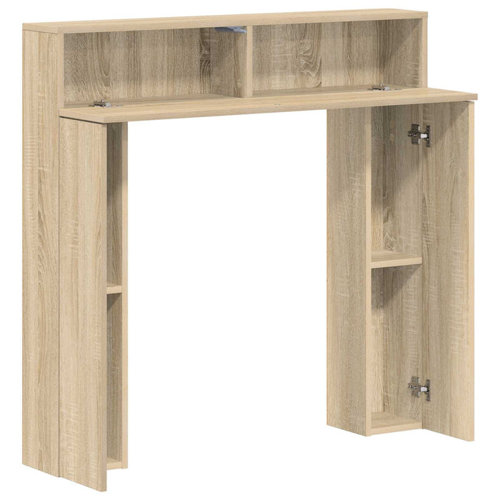 Cadru pentru șemineu Stejar Sonoma 102 x 18 x 100,5 cm WALTI