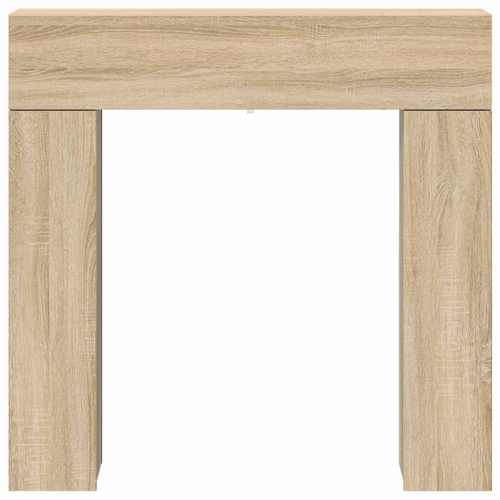 Cadru pentru șemineu Stejar Sonoma 102 x 18 x 100,5 cm WALTI