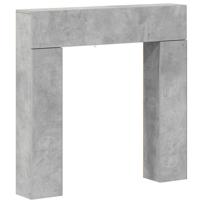 Cadru pentru șemineu Gri Beton 102 x 18 x 100,5 cm WALTI