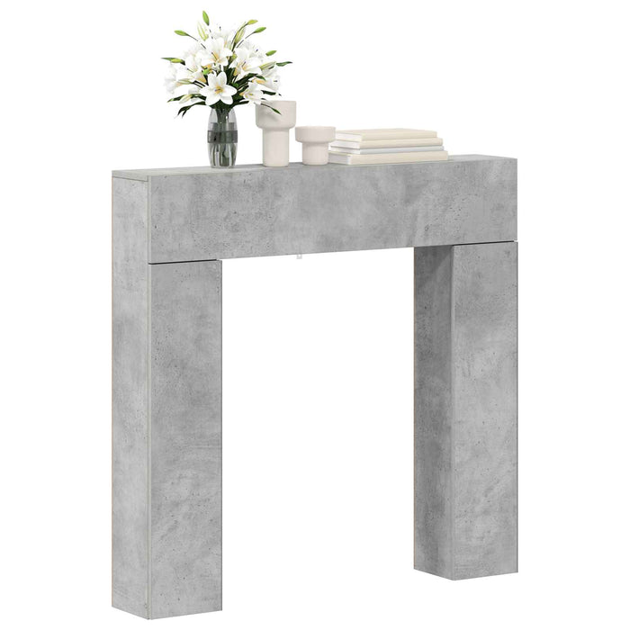 Cadru pentru șemineu Gri Beton 102 x 18 x 100,5 cm WALTI