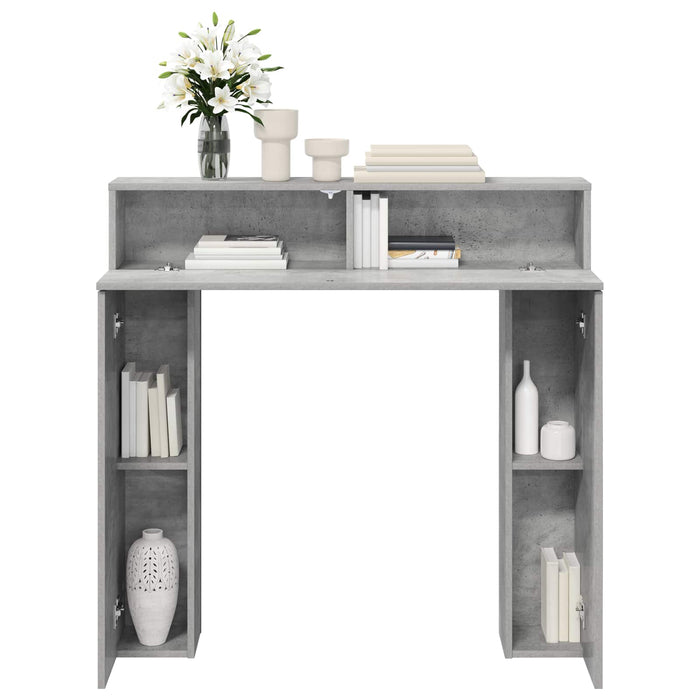 Cadru pentru șemineu Gri Beton 102 x 18 x 100,5 cm WALTI