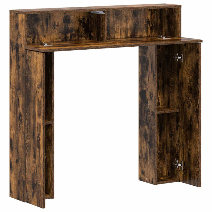 Cadru pentru șemineu Stejar fumuriu 102 x 18 x 100,5 cm WALTI