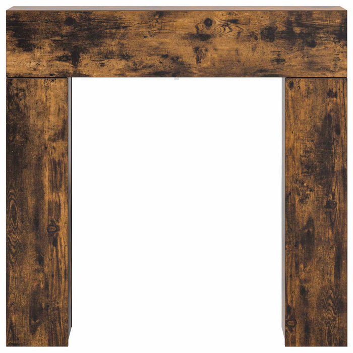 Cadru pentru șemineu Stejar fumuriu 102 x 18 x 100,5 cm WALTI