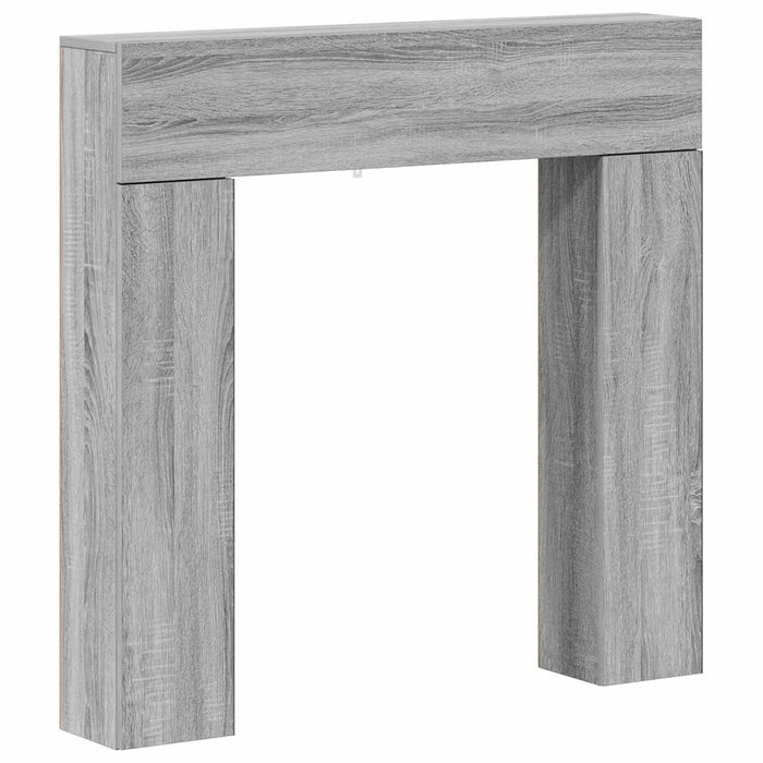 Cadru pentru șemineu Sonoma gri 102 x 18 x 100,5 cm WALTI