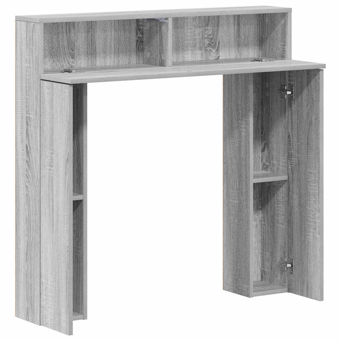 Cadru pentru șemineu Sonoma gri 102 x 18 x 100,5 cm WALTI