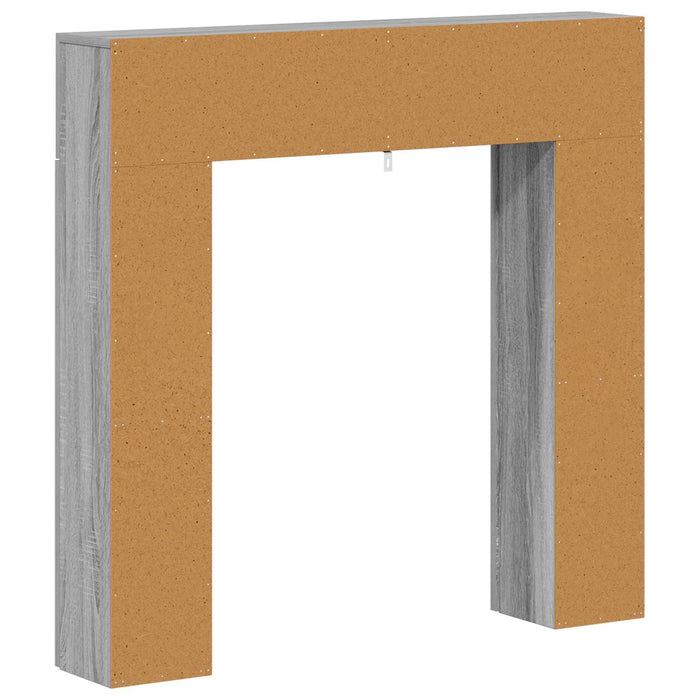 Cadru pentru șemineu Sonoma gri 102 x 18 x 100,5 cm WALTI