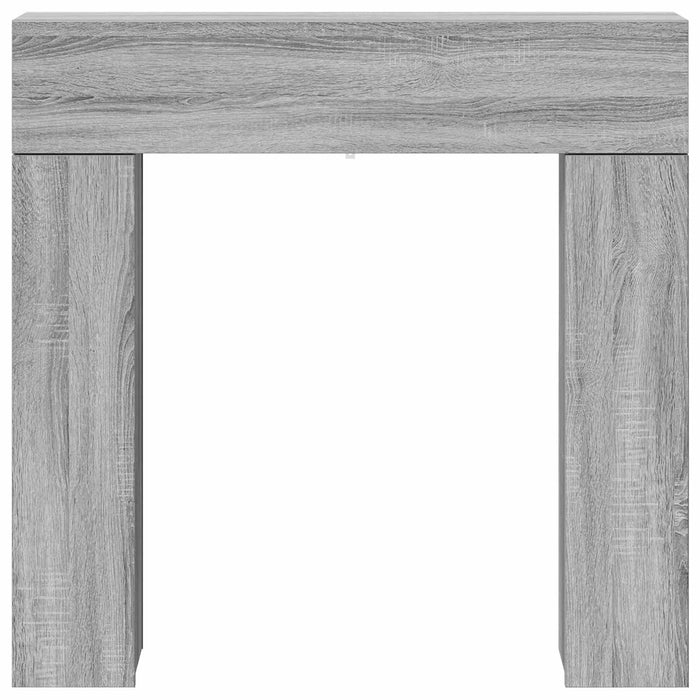 Cadru pentru șemineu Sonoma gri 102 x 18 x 100,5 cm WALTI