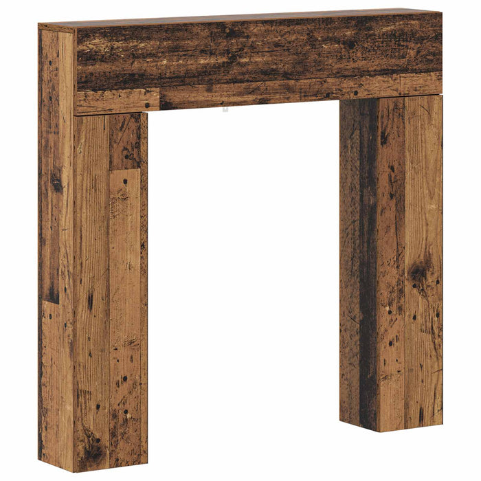 Cadru pentru șemineu Lemn vechi 102 x 18 x 100,5 cm WALTI