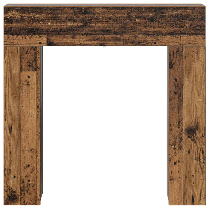 Cadru pentru șemineu Lemn vechi 102 x 18 x 100,5 cm WALTI