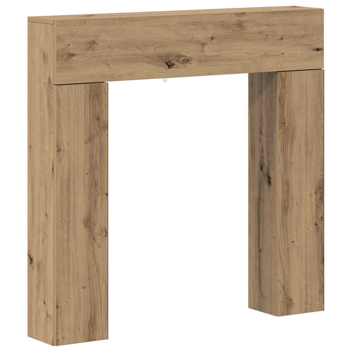 Cadru pentru șemineu Stejar Artizanal 102 x 18 x 100,5 cm WALTI