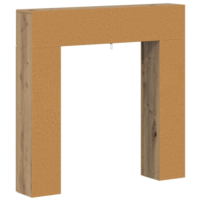 Cadru pentru șemineu Stejar Artizanal 102 x 18 x 100,5 cm WALTI