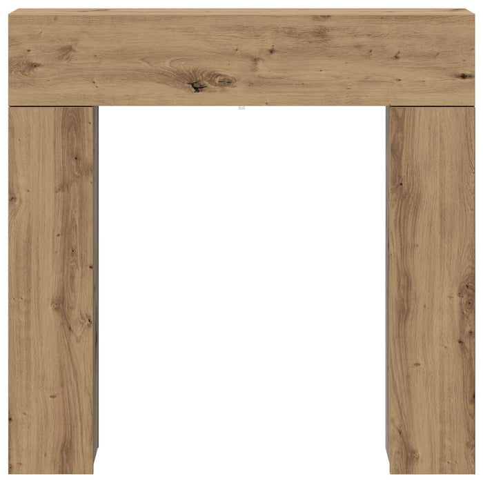 Cadru pentru șemineu Stejar Artizanal 102 x 18 x 100,5 cm WALTI