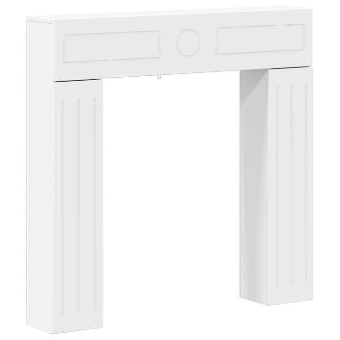 Cadru pentru șemineu Alb 102 x 18 x 100,5 cm Lemn prelucrat WALTI