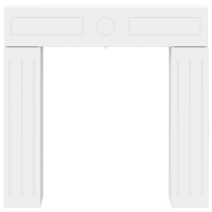 Cadru pentru șemineu Alb 102 x 18 x 100,5 cm Lemn prelucrat WALTI