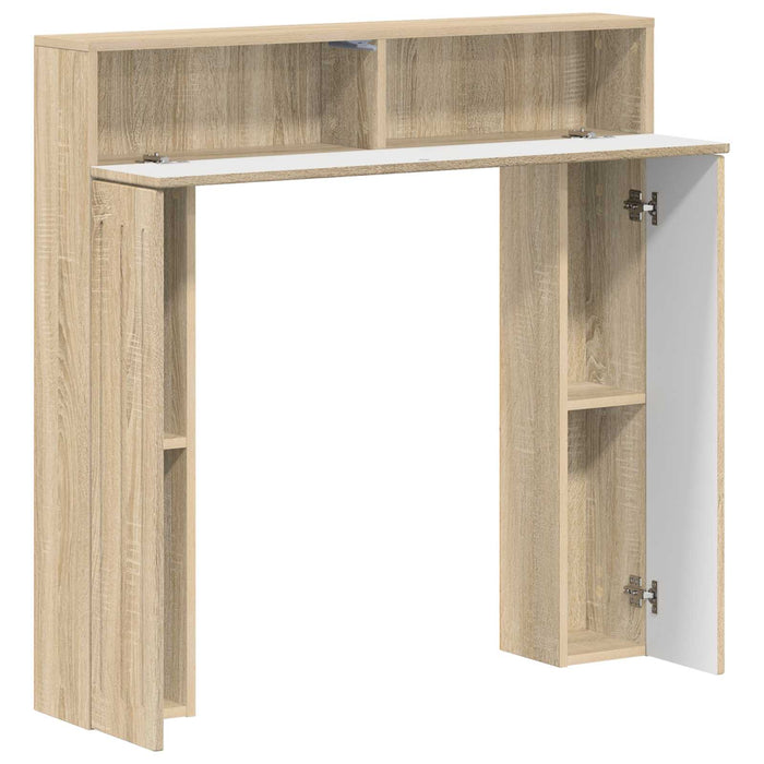 Cadru pentru șemineu Stejar Sonoma 102 x 18 x 100,5 cm WALTI