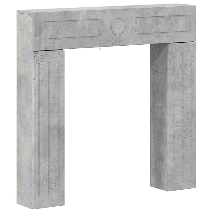 Cadru pentru șemineu Gri Beton 102 x 18 x 100,5 cm WALTI