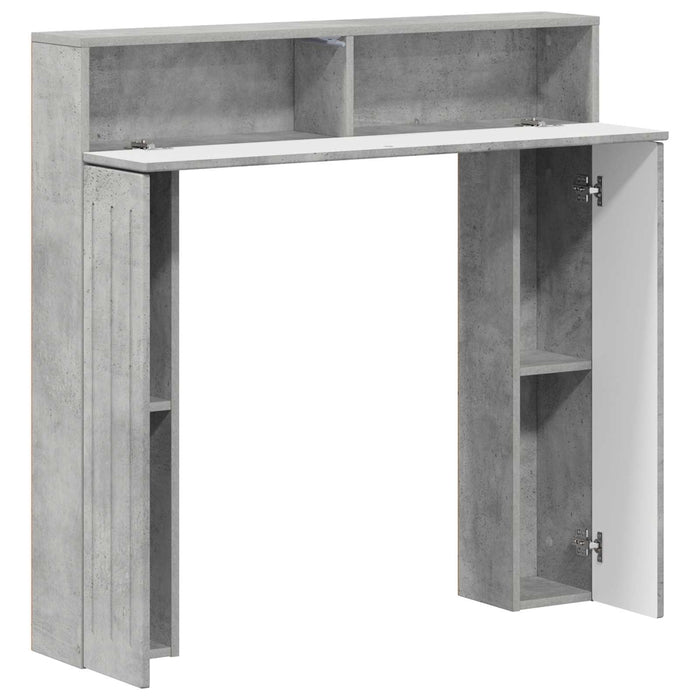 Cadru pentru șemineu Gri Beton 102 x 18 x 100,5 cm WALTI