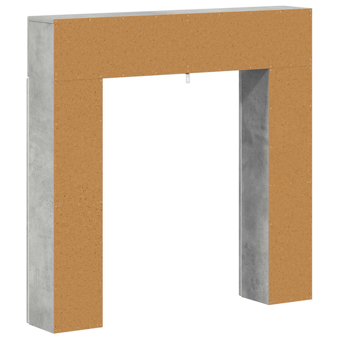 Cadru pentru șemineu Gri Beton 102 x 18 x 100,5 cm WALTI