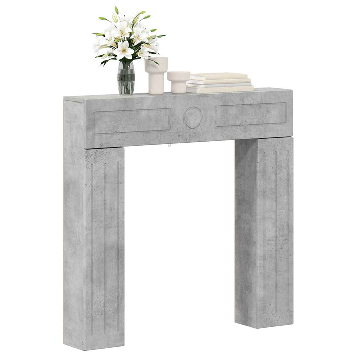 Cadru pentru șemineu Gri Beton 102 x 18 x 100,5 cm WALTI
