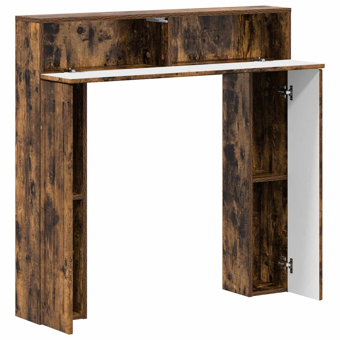 Cadru pentru șemineu Stejar fumuriu 102 x 18 x 100,5 cm WALTI