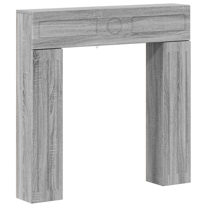 Cadru pentru șemineu Sonoma gri 102 x 18 x 100,5 cm WALTI