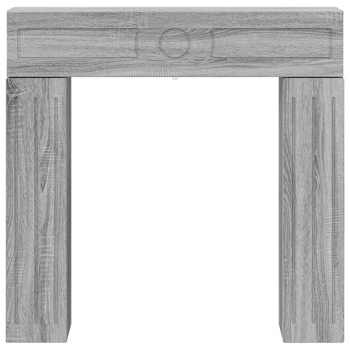 Cadru pentru șemineu Sonoma gri 102 x 18 x 100,5 cm WALTI