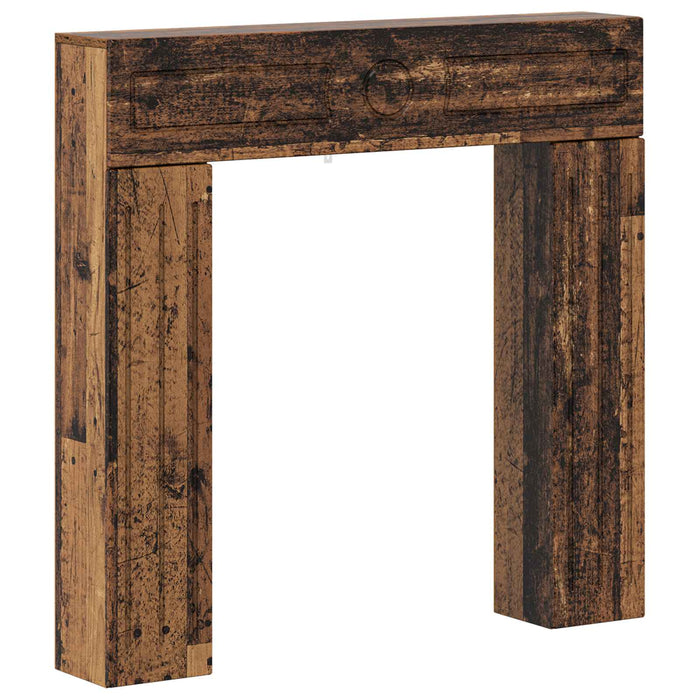 Cadru pentru șemineu Lemn vechi 102 x 18 x 100,5 cm WALTI