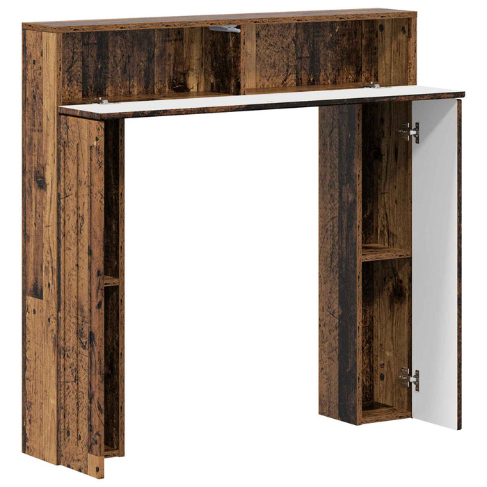 Cadru pentru șemineu Lemn vechi 102 x 18 x 100,5 cm WALTI